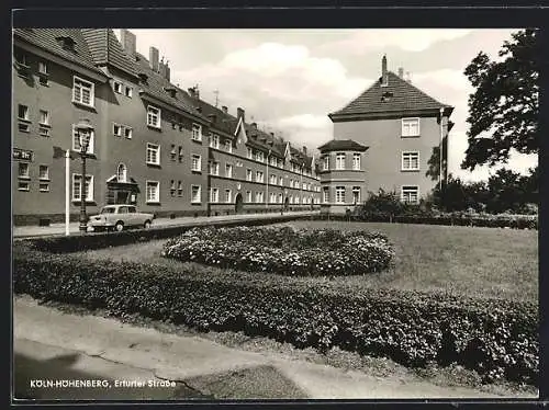 AK Köln-Höhenberg, Blick in die Erfurter Strasse