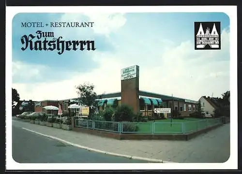 AK Lübeck, Das Motel und Restaurant Zum Ratsherrn v. Siegfried Dorn, Herrendamm 2-4