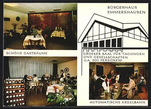 AK Emmershausen, Gasthaus Bürgerhaus Emmershausen, Weilrod 3