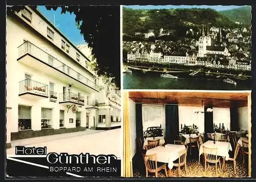 AK Boppard am Rhein, Hotel garni Günther, Rheinallee 40