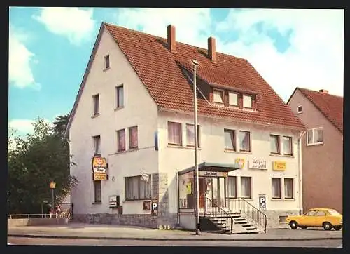 AK Alfeld /Leine, Gaststätte Zur Insel, Bes. Hans-G. Riecher. Gudewillstrasse 18