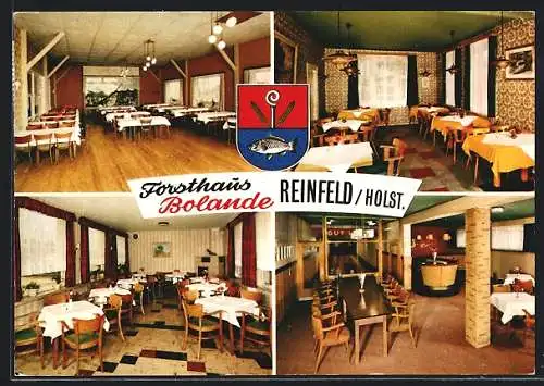 AK Reinfeld /Holst., Restaurant Forsthaus Bolande, Bes. Wolfgang Freyer