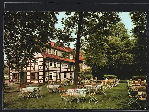 AK Northeim /Land, Waldhotel Stennebergsmühle, Bes. Wilh. Ahrens