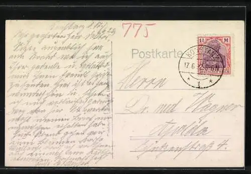 AK Konstanz a. B., Partie an der Seestrasse