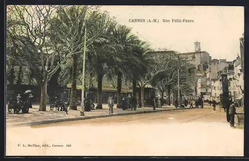 AK Cannes /A.-M., Rue Félix-Faure