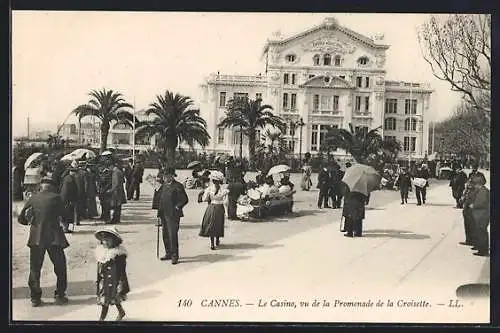 AK Cannes, Le Casino, vu de la Promenade de la Croisette