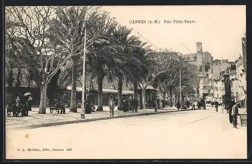 AK Cannes /A.-M., Rue Félix-Faure