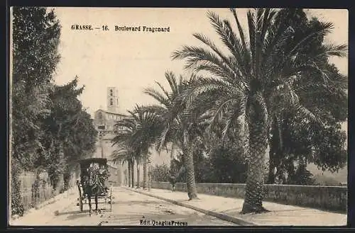 AK Grasse, Boulevard Fragonard