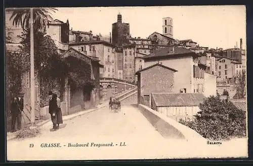 AK Grasse, Boulevard Fragonard