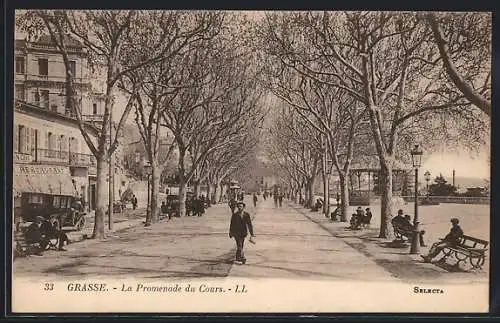 AK Grasse, La Promenade du Cours