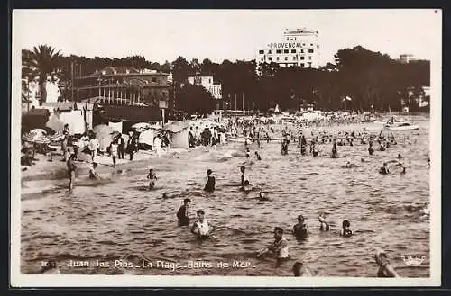 AK Juan-les-Pins, La Plage, Bains de Mer