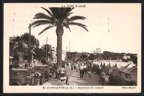 AK Juan-les-Pins /A.-M., Boulevard du Littoral