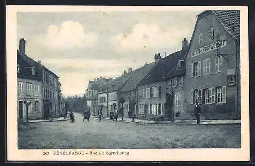 AK Fénétrange, Rue de Sarrebourg