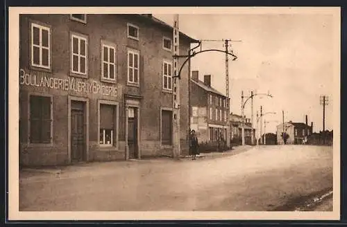 AK Terville, Rue de Verdun, Boulangerie et Epicerie V. Leroy