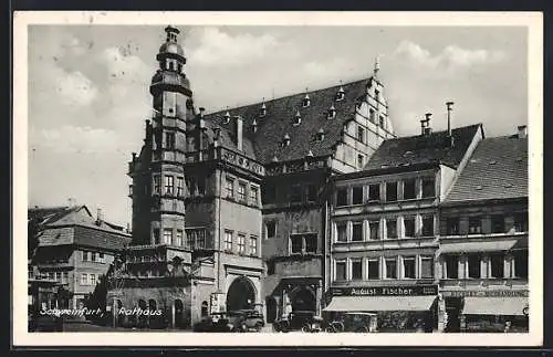 AK Schweinfurt, Partie am Rathaus