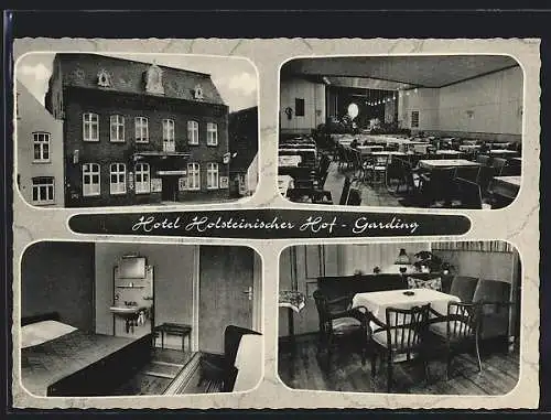 AK Garding, Hotel Holsteinischer Hof, verschiedene Ansichten