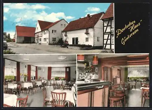 AK Güntersen, Gasthaus Deutsches Haus