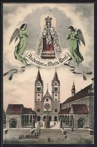 AK Werl, Die Kirche, Mariendarstellung