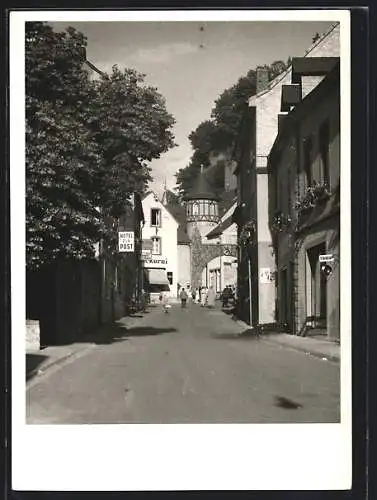 Foto-AK Gerolstein, Hotel zur Post und Bäckerei