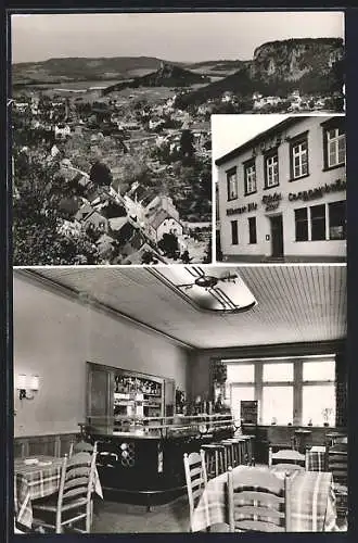 AK Gerolstein, Hotel Eifeler Hof, Ortsansicht