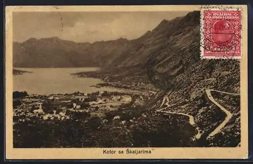 AK Skaljari /Kotor, Gesamtansicht an der Küste