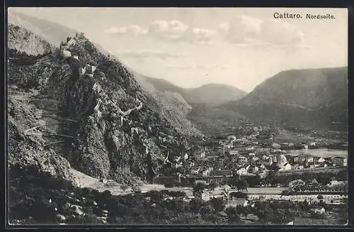 AK Kotor / Cattaro, Nordseite des Ortes