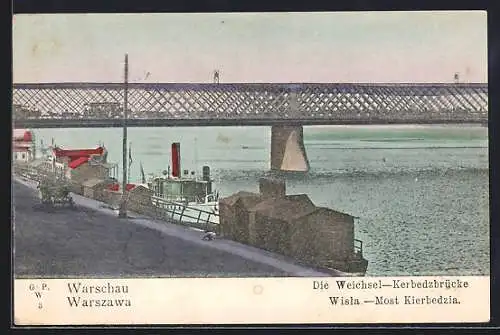AK Warschau, Die Weichsel-Kerbedzbrücke