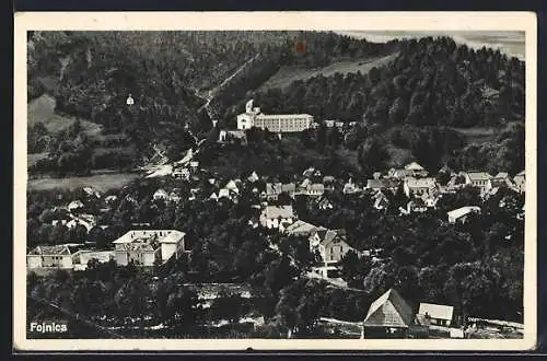 AK Fojnica, Gesamtansicht am Bergfuss