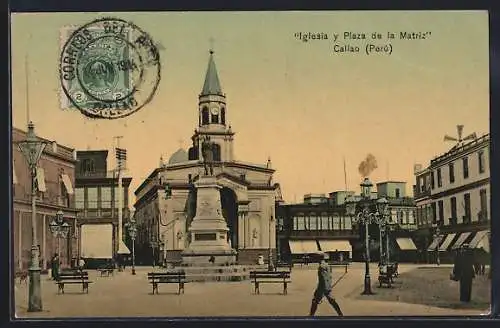 AK Callao, Iglesia y Plaza de la Matriz