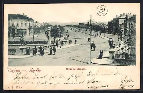 AK Sophia, Partie in der Bahnhofstrasse