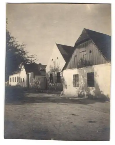 15 Fotografien unbekannter Fotograf, Ansicht Enzesfeld - Lindabrunn / Niederösterreich Bez. Baden, Strassen - & Gebäude