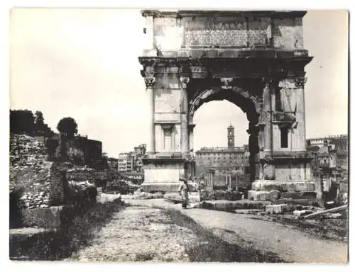 44 Fotografien unbekannter Fotograf, Rom, campa fiore, spanische Treppe, Cestius Pyramide, Tiber Insel, San felice