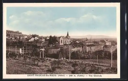 AK Saint-Nicolas-des-Biefs, Vue generale