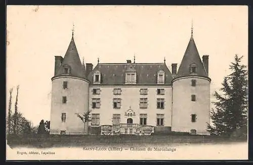 AK Saint-Léon, château de Marcelange