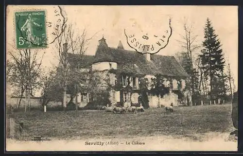 AK Servilly /Allier, Le Chateau