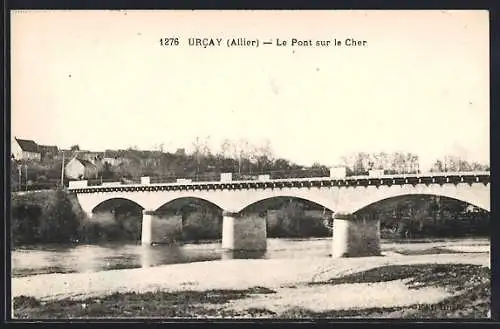 AK Urcay /Allier, Le Pont sur le Cher