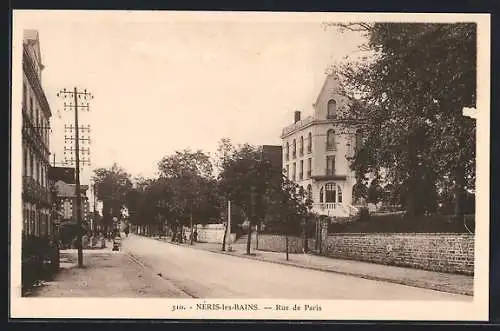 AK Néris-les-Bains, Rue de Paris