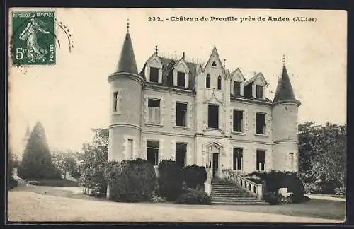 AK Audes /Allier, Château de Preuille