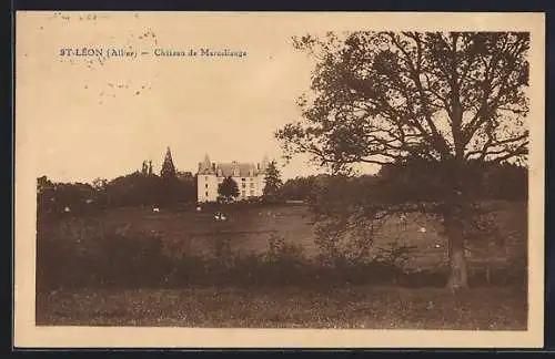 AK St-Léon /Allier, Château de Marcellange
