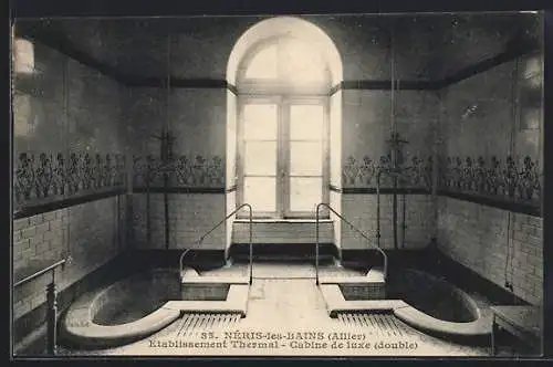 AK Néris-les-Bains, Etablissement Thermal, Cabine de luxe