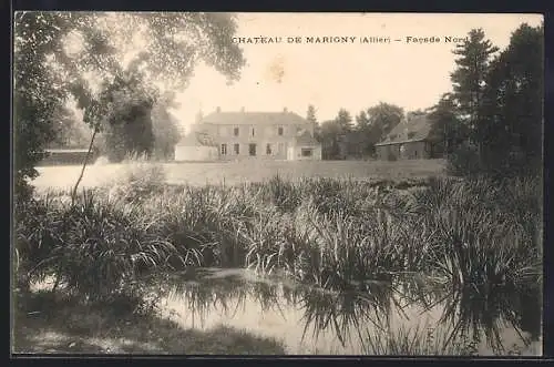 AK Marigny /Allier, Le Château, Facade Nord