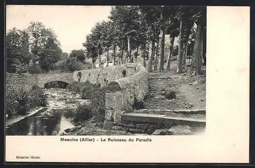 AK Meaulne /Allier, La Ruisseau du Paradis