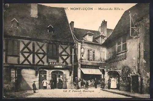 AK Montlucon, Maison du XIIe s., Fourrures