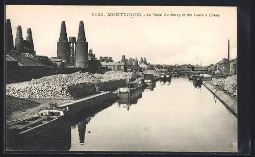 AK Montlucon, Le Canal du Berry et les Fours à Chaux