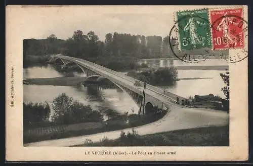 AK Veurdre /Allier, Le Pont en ciment armé