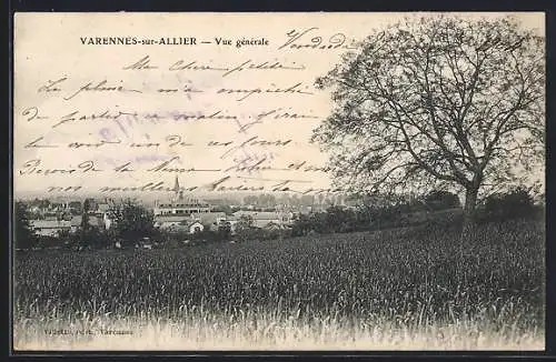 AK Varennes-sur-Allier, Vue générale