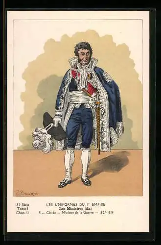 AK französischer Soldat, Clarke, Ministre de la Guerre 1807-1814