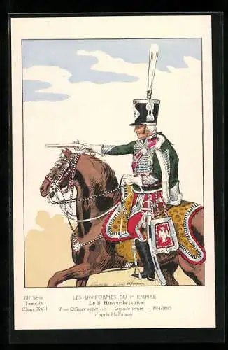 AK Le 8e Hussards (suite), Officier supérieur, 1804-1805