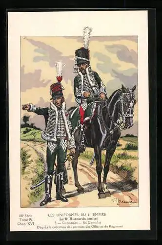 AK Le 8e Hussards (suite), Capitaines, fin Consulat