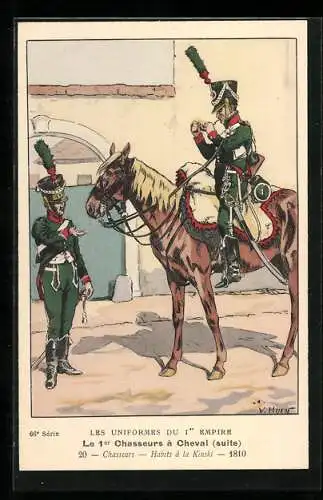 AK Le 1er Chasseurs à Cheval (suite), Chasseurs, 1810